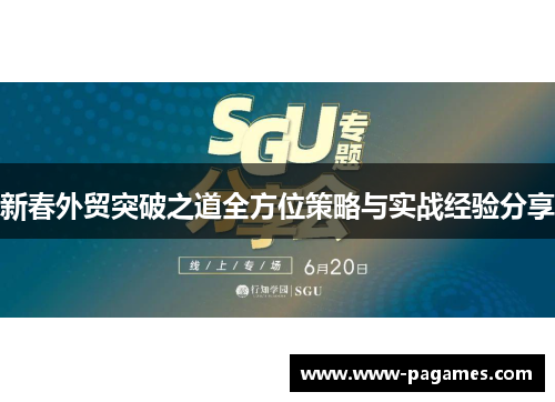 新春外贸突破之道全方位策略与实战经验分享 新春外贸突破之道全方位策略与实战经验分享