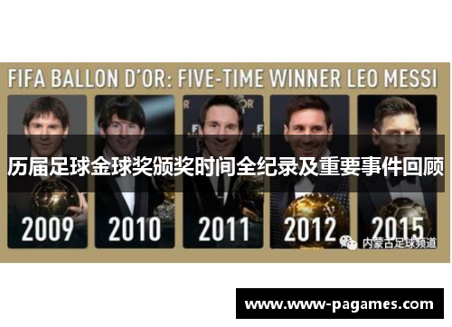 历届足球金球奖颁奖时间全纪录及重要事件回顾