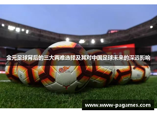 金元足球背后的三大两难选择及其对中国足球未来的深远影响